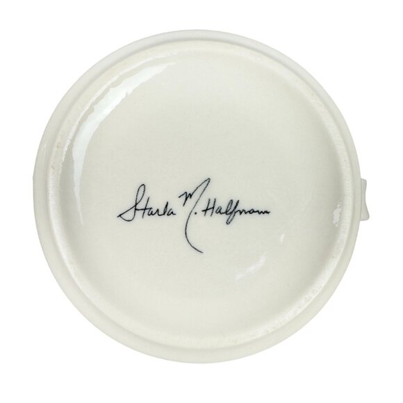 Letter N Anthropologie Starla Halfmann Monogram  Coffee Tea Cup Mug Floral - Picture 6 of 6